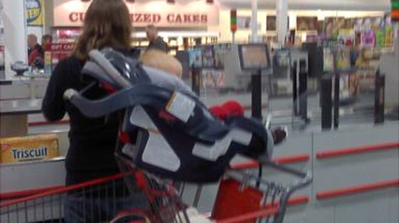 car-seat-on-shopping-cart