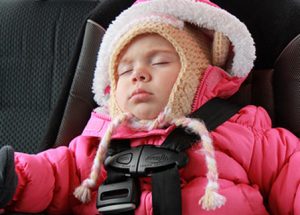 Car Seat And Puffy Winter Jacket IS A Dangerous Combination