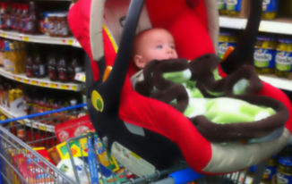 car-seat-on-shopping-cart